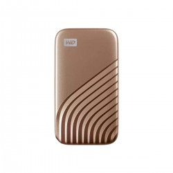 WD My Passport™ SSD 2TB Gold, 1050MB/s Read, 1000MB/s Write, PC & Mac Compatiable
