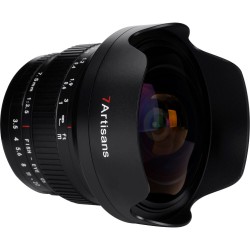 7Artisans DSLR için 7.5mm F3.5 Canon EF Mount MF Lens Siyah