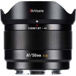 7Artisans AF 50mm F1.8 Sony (E Mount) APS-C Lens Siyah