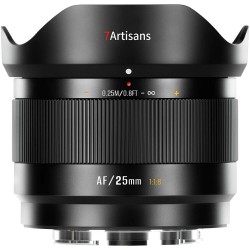 7Artisans AF 25mm F1.8 Sony (E Mount) APS-C Lens Siyah