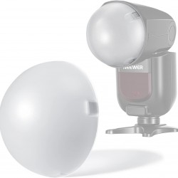 NEEWER M12 Manyetik Dome Difüzör (Z2PRO, Z2 ve Z1 Yuvarlak Kafa Flaşlar için)