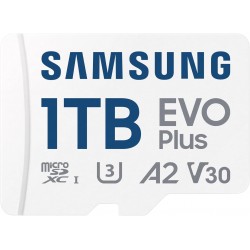Samsung 1 TB EVO Plus microSDXC 160 MB/s, U3, V30, A2 Hafıza Kartı 