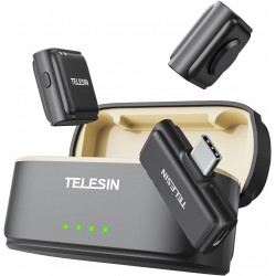 TELESIN Kablosuz Lavalier Mikrofon