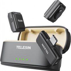 TELESIN Kablosuz Lavalier Mikrofon