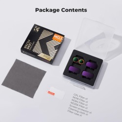 K&F Concept insta360 Luna Ultra CPL + ND16 + ND64 + ND256 Filter Kit