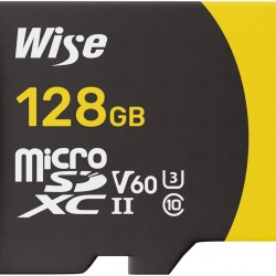 Wise Advanced 128GB SD-S UHS-II V60 Micro SDXC Memory Card