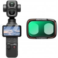 K&F Concept DJI Osmo Pocket 4P Black Diffusion 1/4 Filter (Alüminyum Çerçeve)