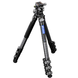 Leofoto LSR-324C+LH-40 Profesyonel Karbon Fiber Tripod Kit