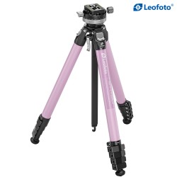 Leofoto LY-265CF Karbon Fiber Tripod Kit Pembe