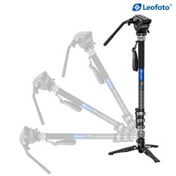 Leofoto MF-324C+VD-03N+BV-10 Profesyonel Karbon Fiber Monopod