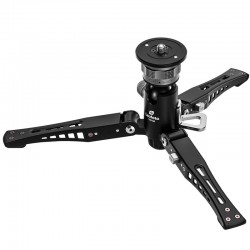 Leofoto VD-04 Monopodlar için Tripod Base Döner Taban