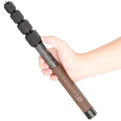Leofoto GO-125 Go Stick Hafif Karbon Fiber Monopod Uzatma Çubuğu