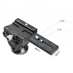 Leofoto BV-10 (Arca) Pro Fluid Sistem Video Başlığı