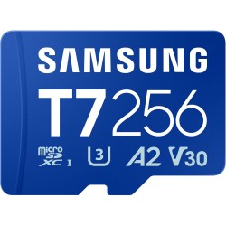 SAMSUNG 256 GB T7 MicroSDXC UHS-I U3 V30 A2 170MB/S Hafıza Kartı 