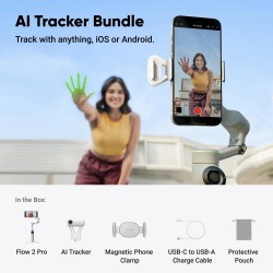 Insta360 Flow 2 Pro AI Tracker Bundle (Gri)