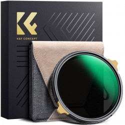 K&F Concept 67mm Pirinç Çerçeveli CPL+ND2~32, Nano-X PRO Serisi, Nano Kaplama, Su Geçirmez, Çizilmeye Dayanıklı, Yansıma Önleyici