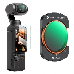 K&F Concept DJI Osmo Pocket 3/4 Magnetic Variable ND2-32 Nano-X Serisi