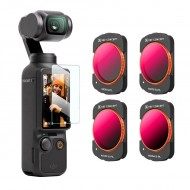 K&F Concept DJI Osmo Pocket 3/4 ND/PL 4`lü Manyetik Filtre Seti Nano-X Serisi