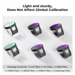 K&F Concept DJI Neo UV/ND/PL 6'lı Filtre Seti Nano-X Serisi