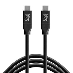 Tether Tools CUC15-BLK TetherPro USB Type-C Male to USB Type-C Male Cable