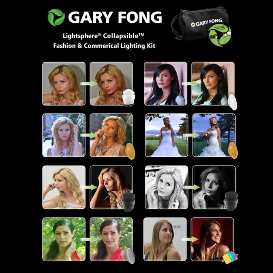 Gary Fong LSC-SM-FC Lightsphere® Collapsible G5 Lighting Kit: Fashion & Commercial