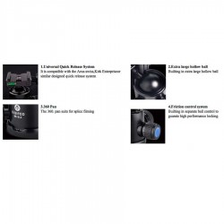 Digipod BH-52A/R Panoramic Ball Head (Red)