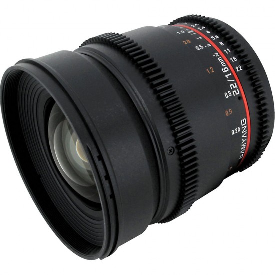 Samyang 16mm T2.2 Crop Cine Lens (Sony E)