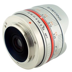 Samyang 7.5mm f/3.5 UMC Fisheye Lens (Olympus MFT) - Gümüş