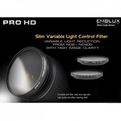 Emolux PRO HD Vari Light Control Filtre 72mm (2-8 Stop)