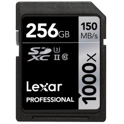 Lexar 256 GB SDXC Class 10 Kart 1000x 150 mb/s