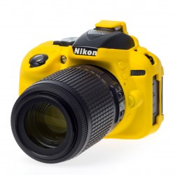 EasyCover Silikon Kılıf (Nikon D5300 Sarı)