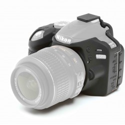 EasyCover Silikon Kılıf (Nikon D3200 Siyah)
