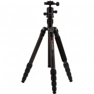 Mefoto C-1350Q1K Carbon Fiber Travel Angel Tripod (Black)