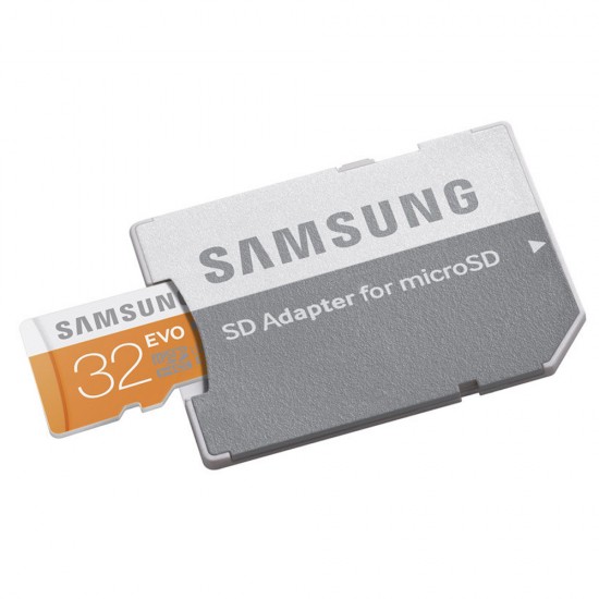 Samsung 32 GB microSDHC EVO Class 10 Kart 48 mb/s + Adaptör