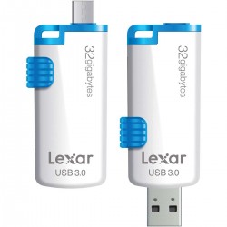 Lexar 32 GB Jumpdrive M20 2-in-1 USB 3.0 Bellek