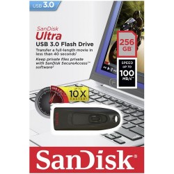 Sandisk 256 GB Ultra CZ48 USB 3.0 Flash Drive 
