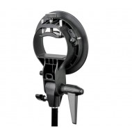 Godox Kafa Flaşı için 50x50 Katlanabilir Softbox + Flaş Tutucu