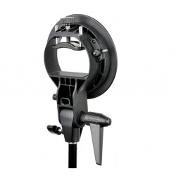 Godox Kafa Flaşı için 50x50 Katlanabilir Softbox + Flaş Tutucu