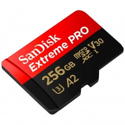 Sandisk 256 GB Extreme PRO MicroSDXC UHS-1 A2 170MB/s 