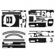 JJC KS-A6400L Deri Görünümlü Koruyucu Makine Filmi (Sony A6400, A6300, A6100 + 16-50mm)