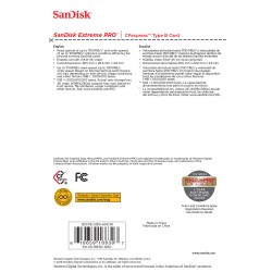 Sandisk 128GB Extreme PRO CFexpress Card Type B