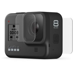 GoPro Hero8 Ekran + Lens Koruyucu Dayanıklı Cam Filtre