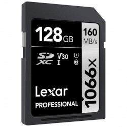 Lexar 128 GB SDXC U3 V30 UHS-I C10 Kart 1066x 160 mb/s