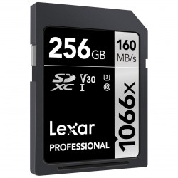 Lexar 256 GB SDXC U3 V30 UHS-I C10 Kart 1066x 160 mb/s