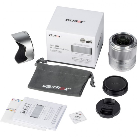 Viltrox AF 23mm f/1.4 XF Lens Silver (Fujifilm X)