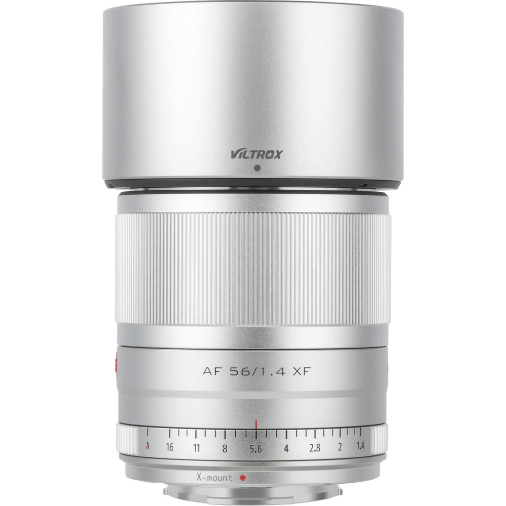 Viltrox AF 56mm f/1.4 シルバー FUJIFILM X Viltrox AF 56mm f/1.4 XF Lens Silver (Fujifilm X)