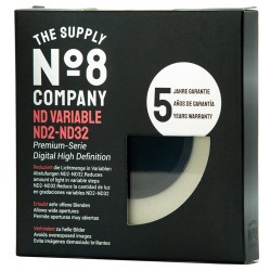 No8 43mm Nano Variable Density ND 2-32 Filtre (1-5 Stop)