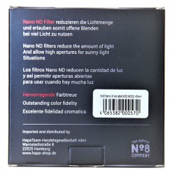 No8 43mm Nano Variable Density ND 2-32 Filtre (1-5 Stop)
