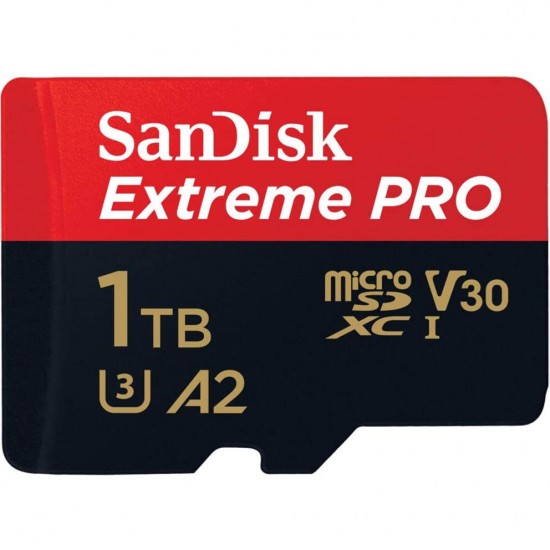 Sandisk 1 TB Extreme Pro MicroSDXC UHS-1 U3 A2 V30 200MB/s SDSQXCD-1T00-GN6MA