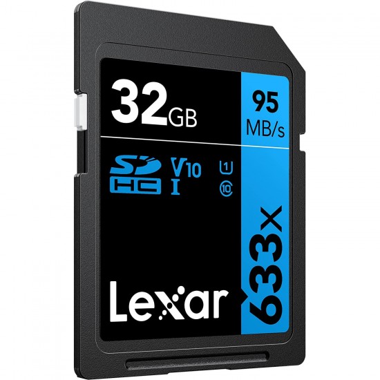Lexar 32 GB SDHC C10 U1 V10 UHS-I Kart 633x 95 mb/s
